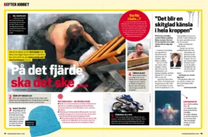 vinterbad ger en skitglad känsla!