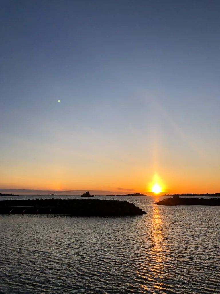 solnedgång, havet, hälsa, Malin på Knippla, västkusten, 