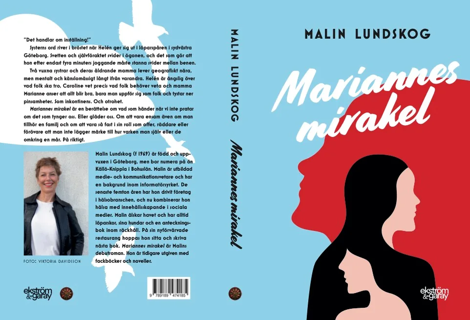 Mariannes mirakel, Malin Lundskog, roman, feel good, inkontinens
