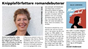 Lokalbladet Öckerö-Torslanda, Malin Lundskog, författare, Mariannes mirakel