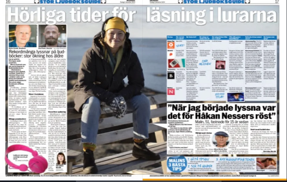 Jag älskar ljudböcker, Malin Lundskog, Aftonbladet
