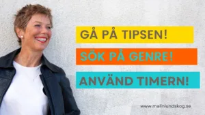 mina bästa tips, ljudbok, Malin Lundskog, författare