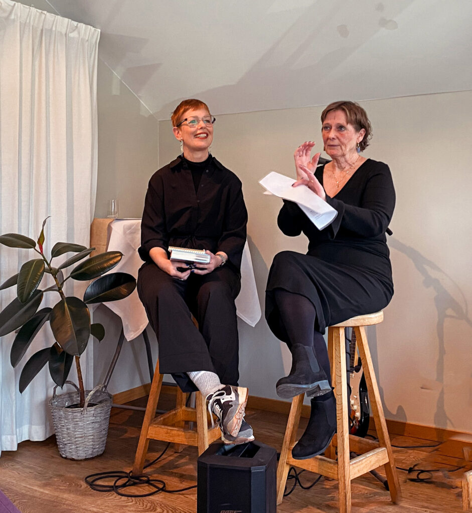 kulturlördag, Hovås kallbadhus, författarsamtal, Mariannes mirakel