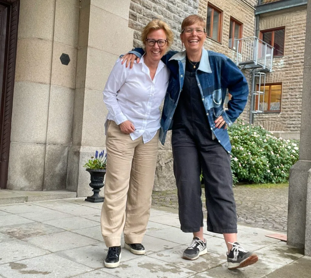 Skriverier med Malin och Cilla, författarkollegor, poddpartners och vänner, Bjertorp slott