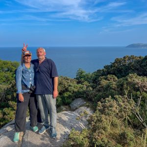 tågluff med hike i Killiney hills, utsikt, Malin Lundskog