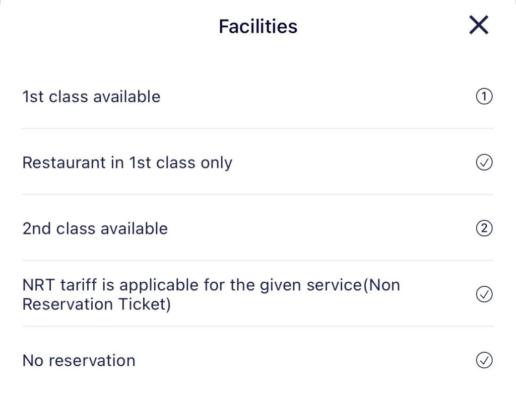 rutten för tågluffen, railplanner, facilities
