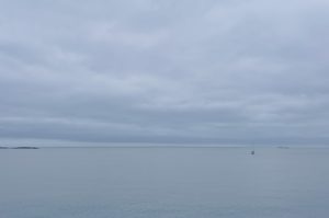 jag ville ha massa färg, gråväder, utsikt, västkusten, knippla