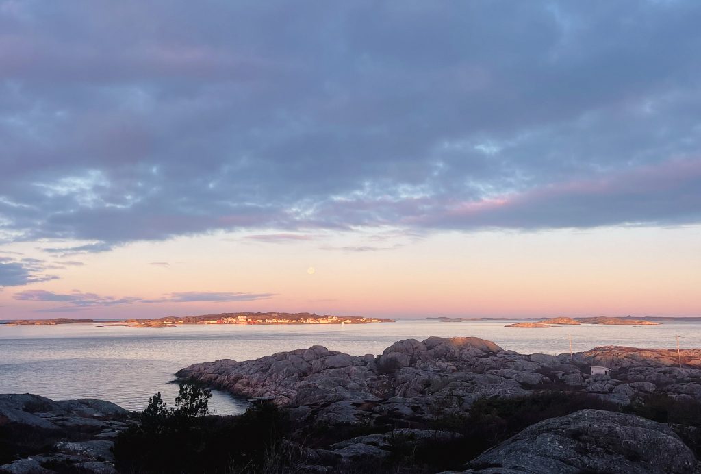 lugnet efter den lugna julen, utsikt från knippla mot rörö
