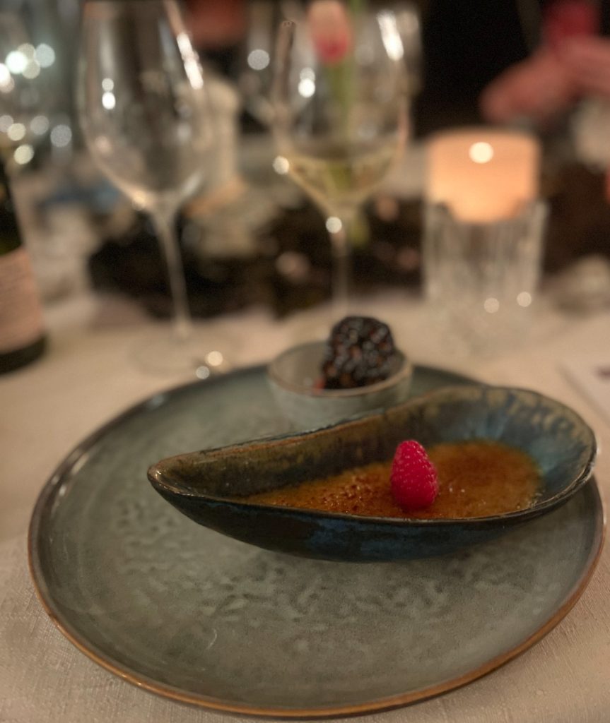 hemma hos dine to wine, creme brûlée