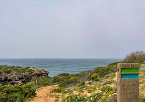 vandringsled, sagres, st vincent, himmel, hav