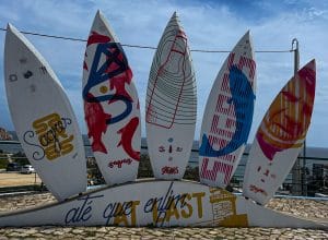 surfbrädor, installation, sagres