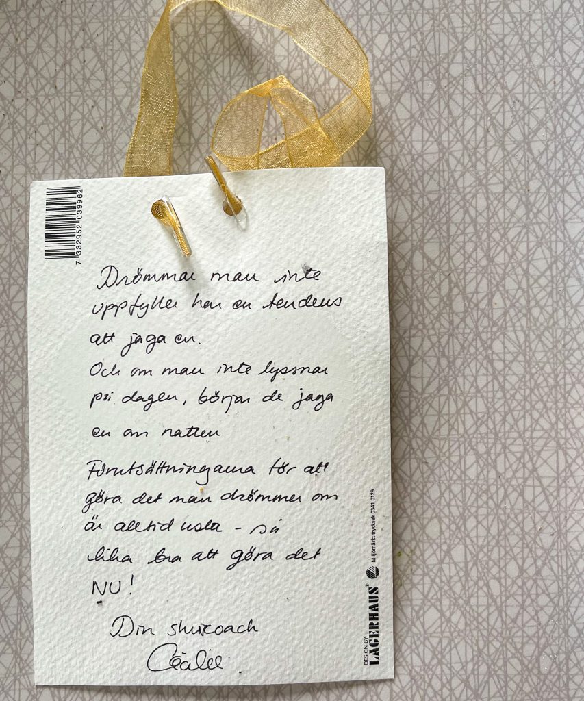 jag har fått ett kärleksbrev, dikt, pepp, Cecilie Östby