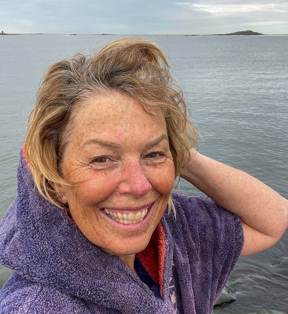 Malin Lundskog, bad, kalla bad, knippla