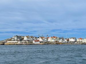 knippla, hus, västkusten, himmel, hav