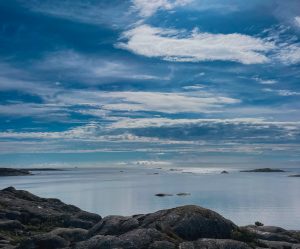 utsikt från knippla, västkusten, ö-liv, bohuslän
