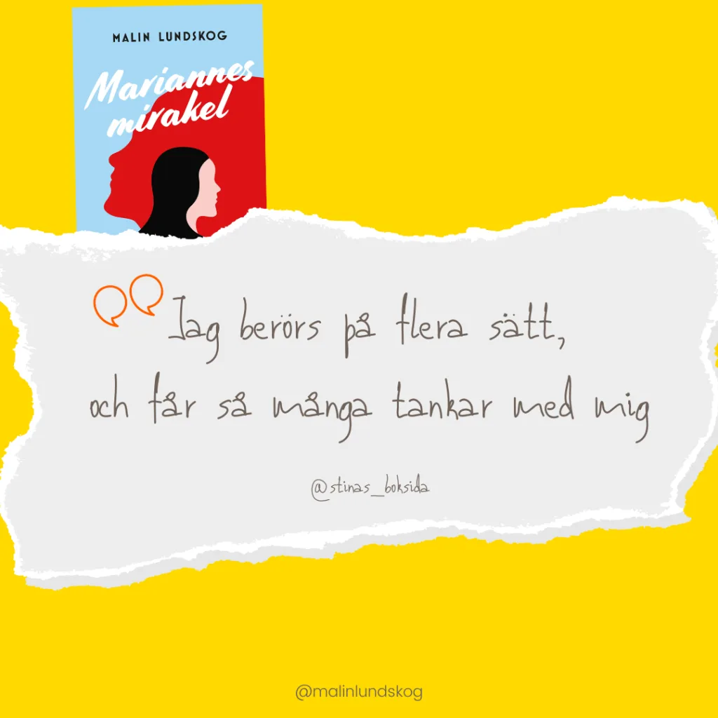en relationsroman som väcker tankar, Mariannes mirakel, recension, göteborgssystrarna