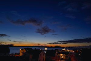 innan soluppgången, november, utsikt, knippla, västkusten