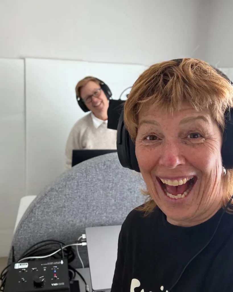 100 avsnitt, skriverier med malin och cilla, poddstudio