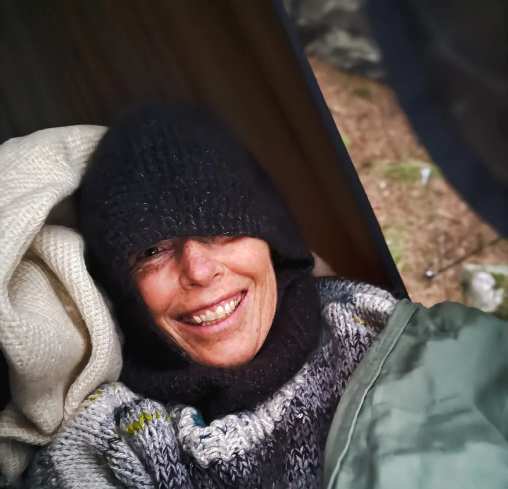 Malin Lundskog, hennessy hammock, knippla, nionde månaden i hängmattan