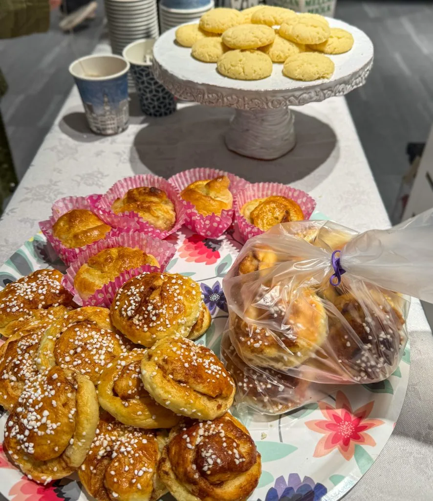 fika, lokalproducerad litteraturfest den första dagen