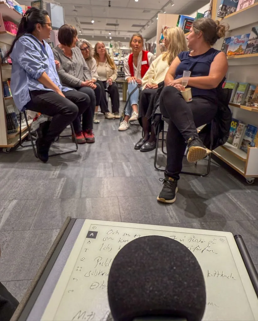 ordet är mitt, författare, podcast, lokalproducerad litteraturfest den första dagen