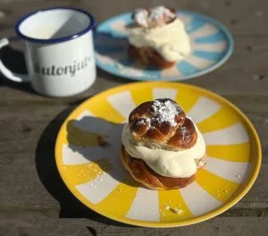 semlor på picknick