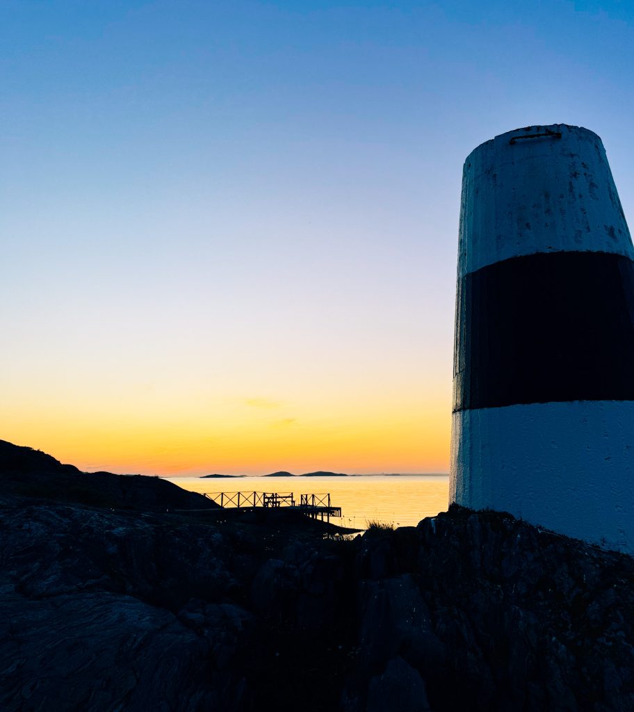 solnedgång, en utenatt i månaden, kummel