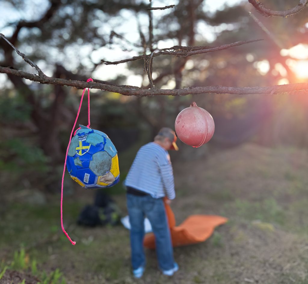 en utenatt i månaden, knippla, I hängmattan förvandlas jag till en riktig sjusovare