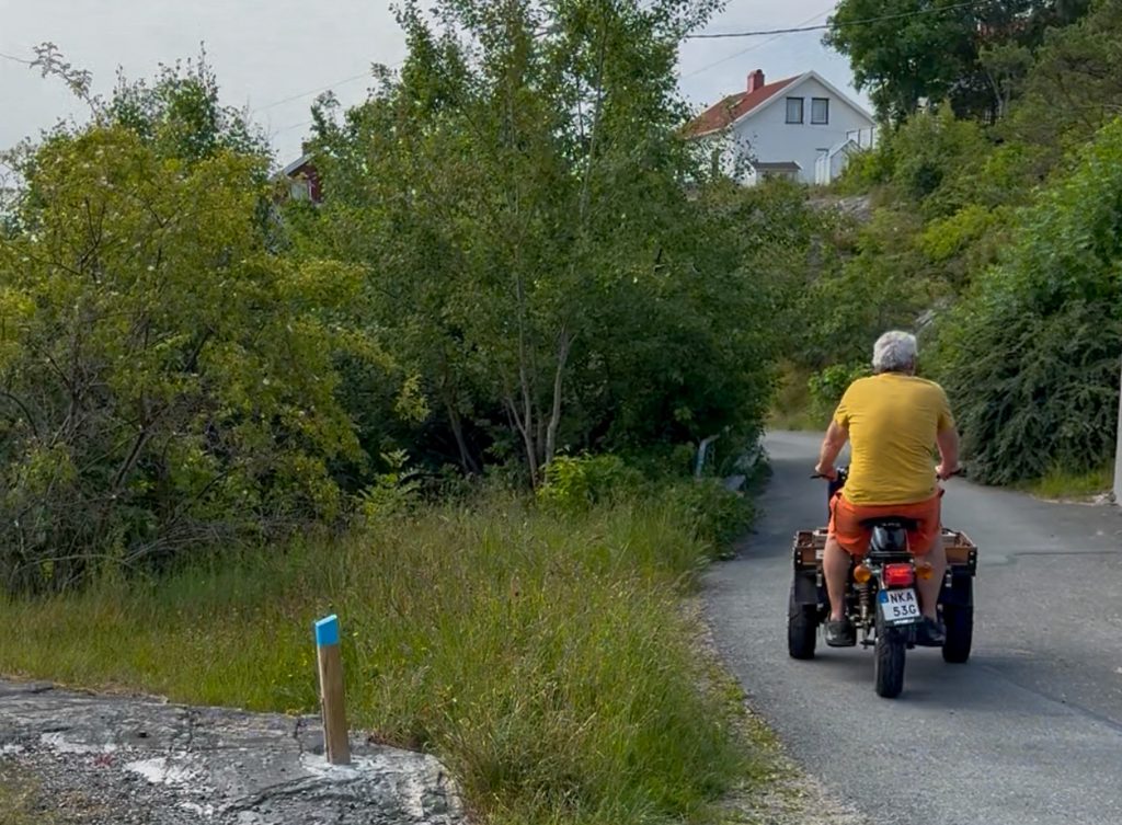 en utenatt i månaden, lastmoppe
