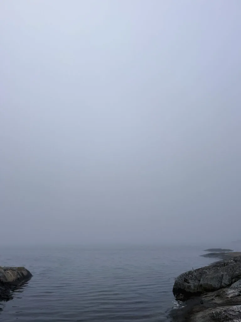 vakna i hängmattan, knippla, dimma