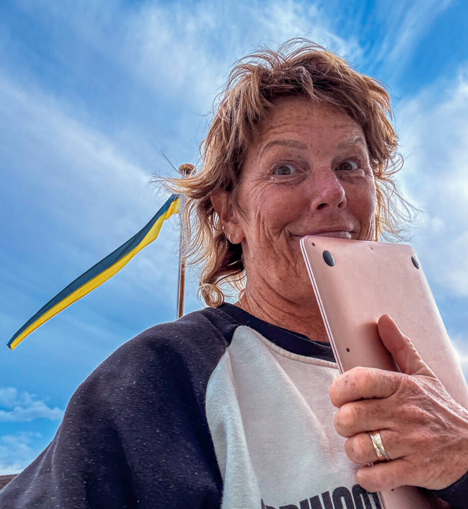 Malin Lundskog, följebrevet fick mig att tvivla, författare, vimpel, himmel