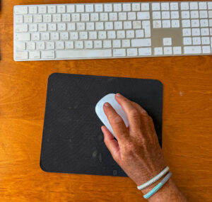datormus, skicka manus, hand, tangentbord
