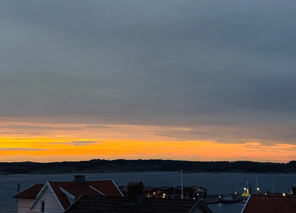 förste september, soluppgång, knippla