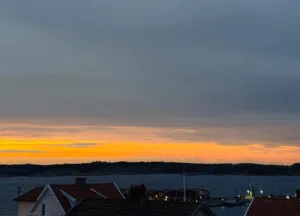 soluppgång, september, knippla, västkusten