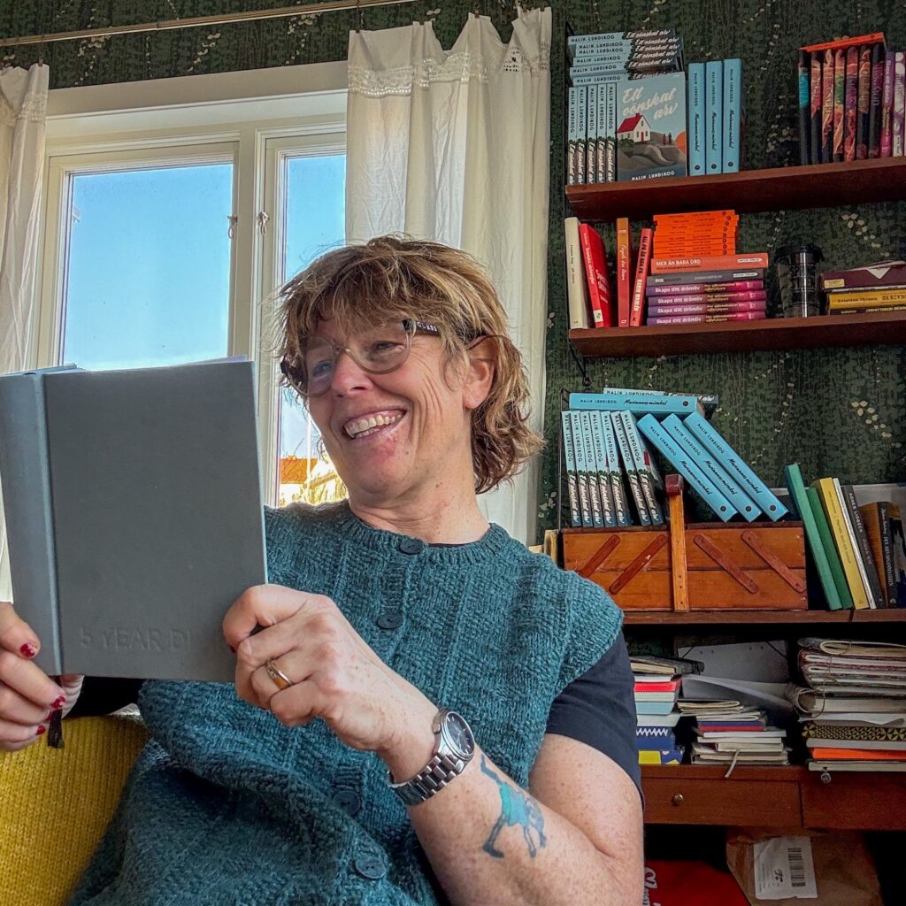 malin lundskog, femårsdagbok