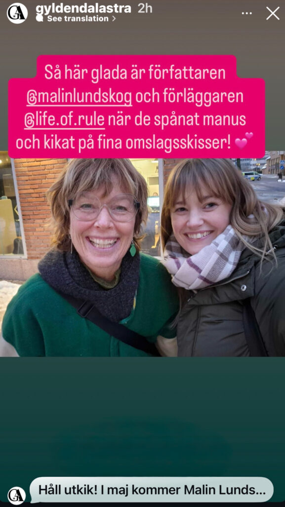 en stulen selfie, förläggare, författare, Malin Lundskog, Terese Rule