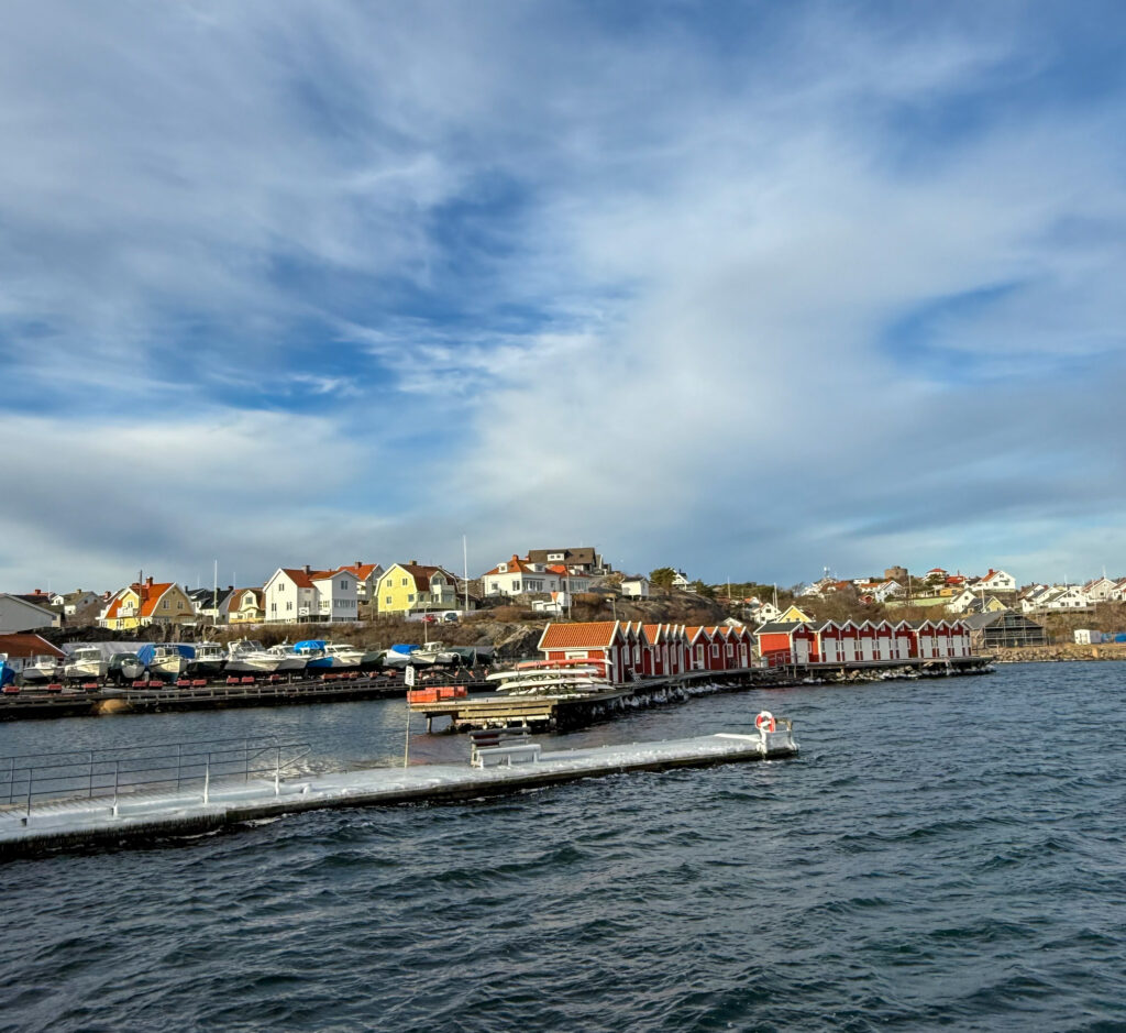 pontonbrygga, kyla, knippla hamn