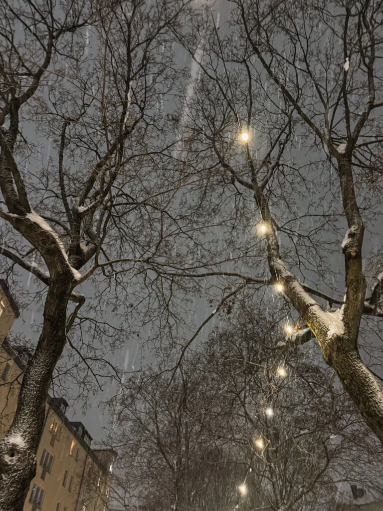 snö, runstreak, stockholm