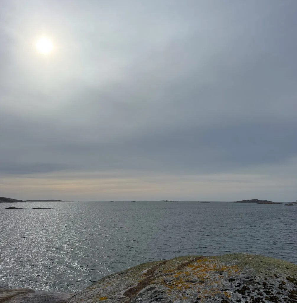 en ovanligt vanlig dag, knippla, utsikt, eftermiddag