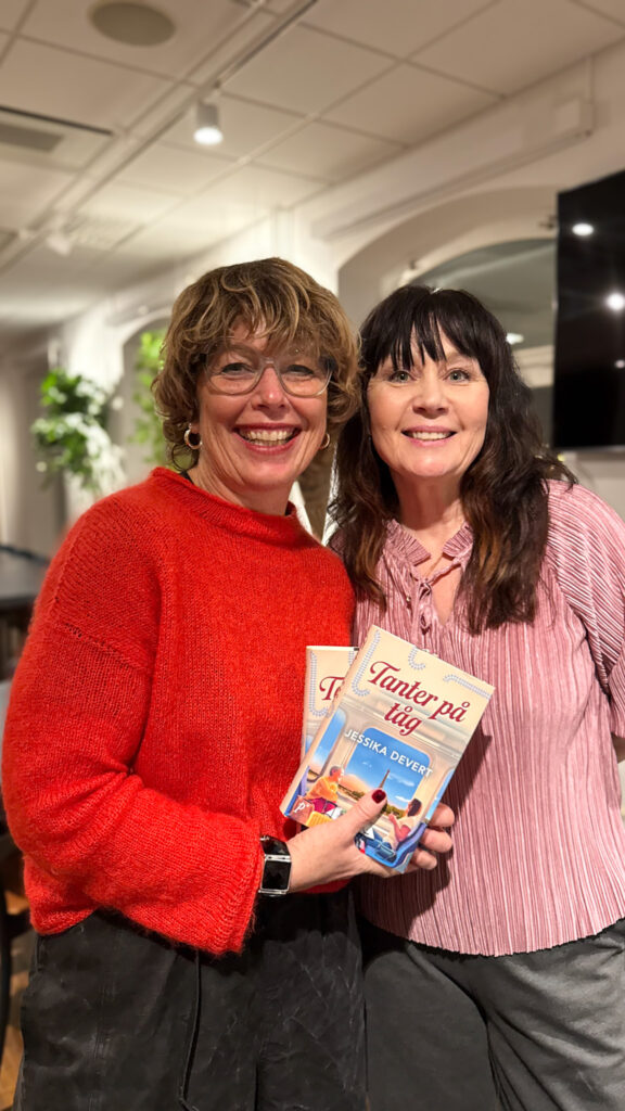 bokrelease, Jessika Devert, tanter på tåg, Malin Lundskog
