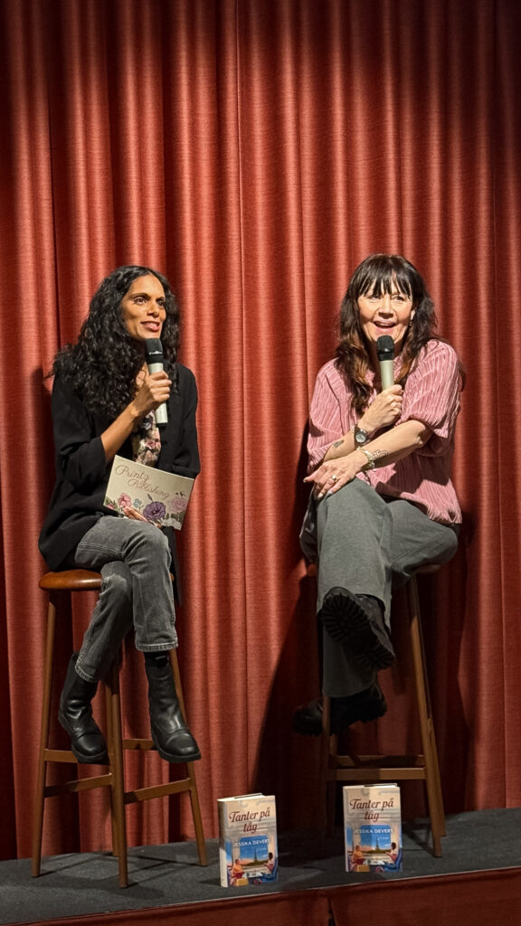 bokrelease, jessika devert, tanter på tåg