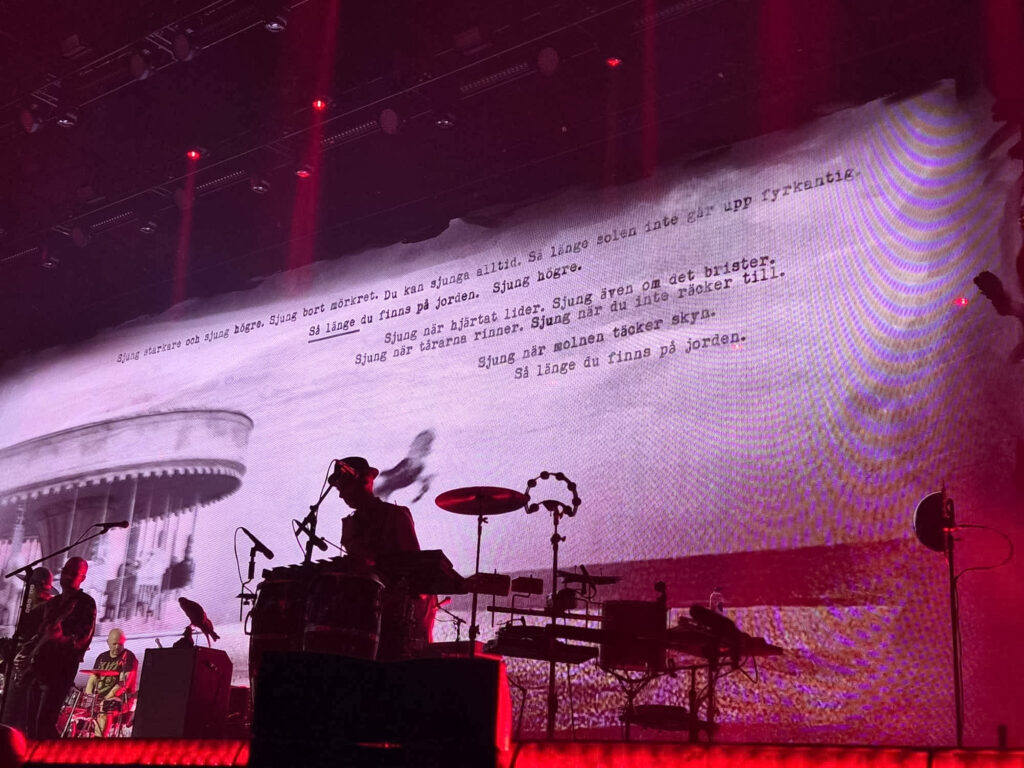 Vi sjöng starkare, sjöng högre, Håkan Hellström, konsert