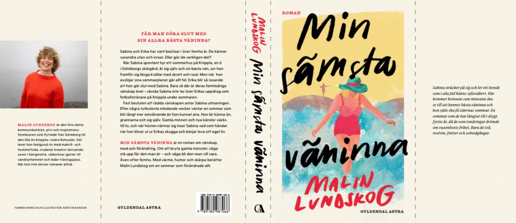 Min sämsta väninna, roman, omslag, författare, Malin Lundskog