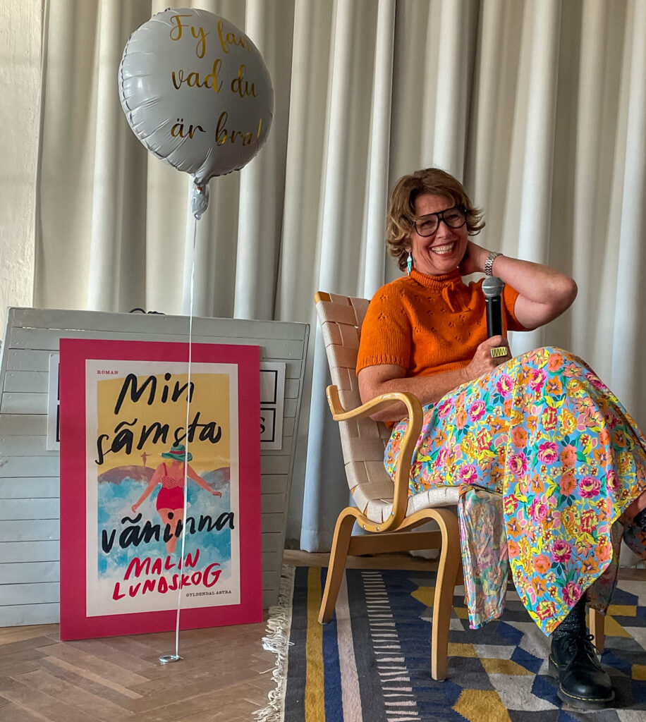 Malin Lundskog, Göteborgs litteraturhus, bokreleasen
