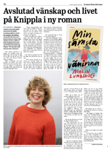 Malin Lundskog, Min sämsta väninna, reportage Torslanda- Öckerötidningen
