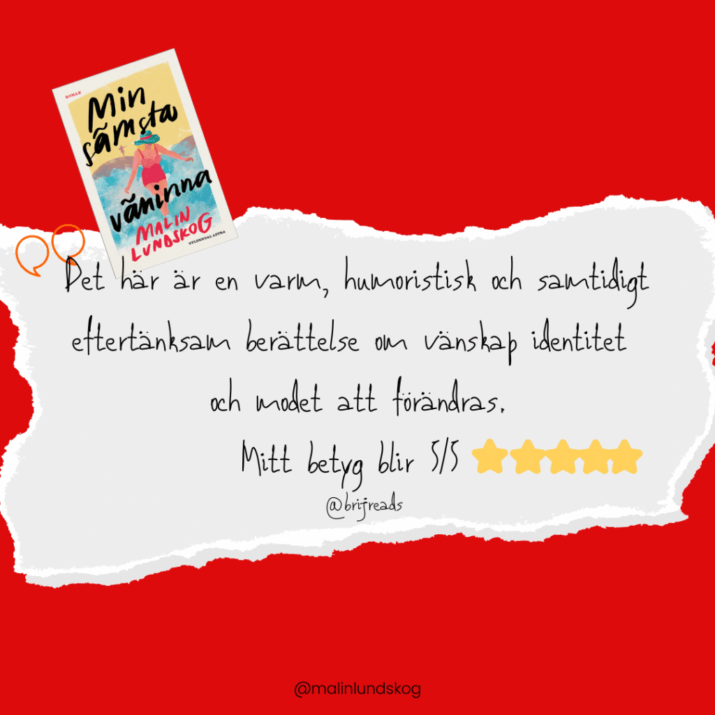 brijreads, wow vilken fin recension, min sämsta väninna