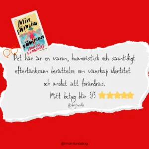brijreads, wow vilken fin recension, min sämsta väninna