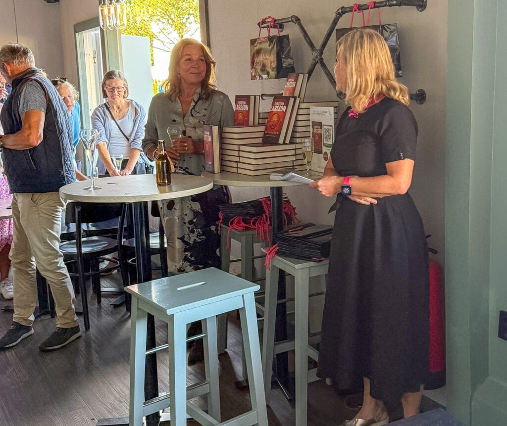 författarsamtal, christina larsson, Susanna Romanus