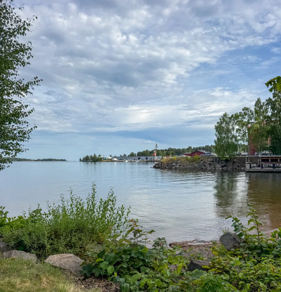 Vänerns strand, utsikt, åmål